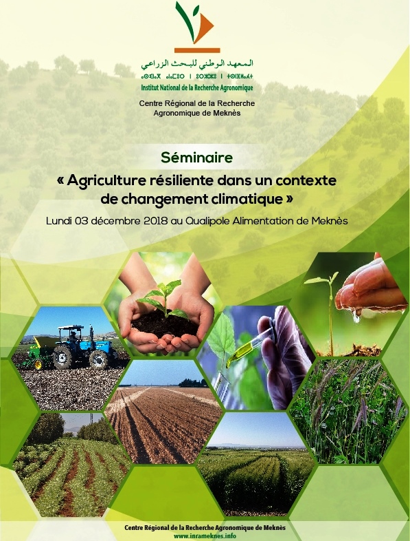 




06/12/2018 | Séminaire : « Agriculture résiliente dans un contexte de changement climatique »,…


