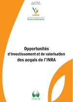 Opportunités d’investissement et de valorisation des acquis de l’INRA