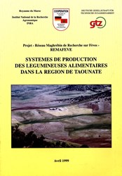 




Systèmes de production des légumineuses alimentaires dans la région de Taounate 


